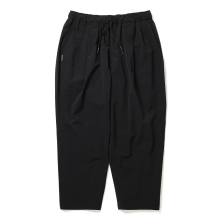 S.F.C Stripes For Creative / エスエフシー | WIDE TWO TUCK PANTS (NYLON) - Black