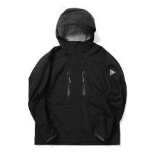 and wander / アンドワンダー | 2.5L hiker rain jacket - Black