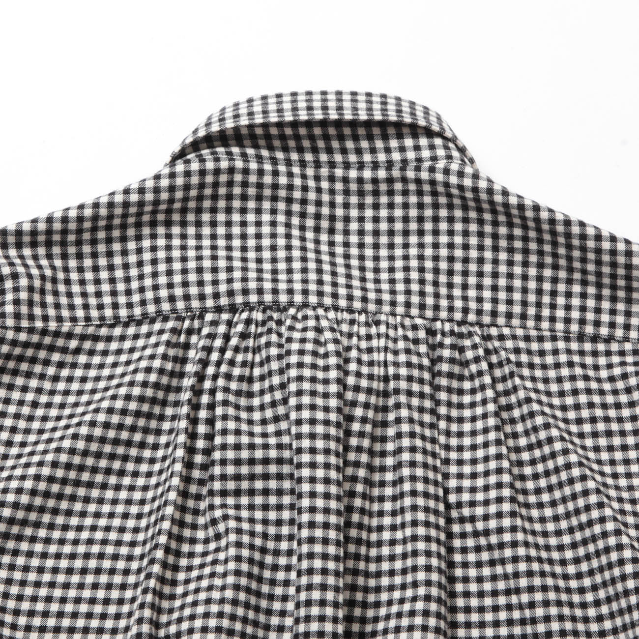Porter Classic Gingham Check Shirt-Black 【公式通販】