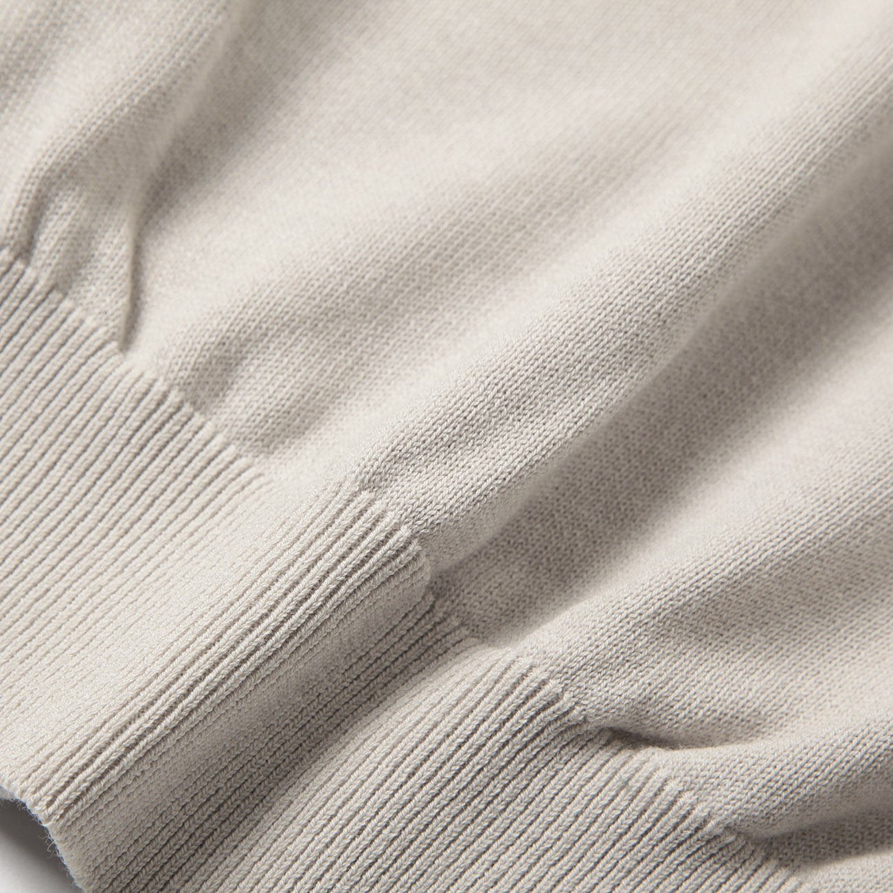 crepuscule / クレプスキュール | Wool Basque Knit - L.Gray | 通販