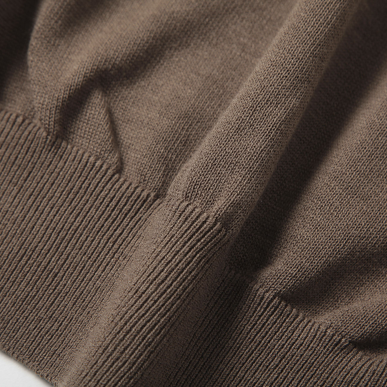 crepuscule / クレプスキュール | Wool Basque Knit - Brown | 通販