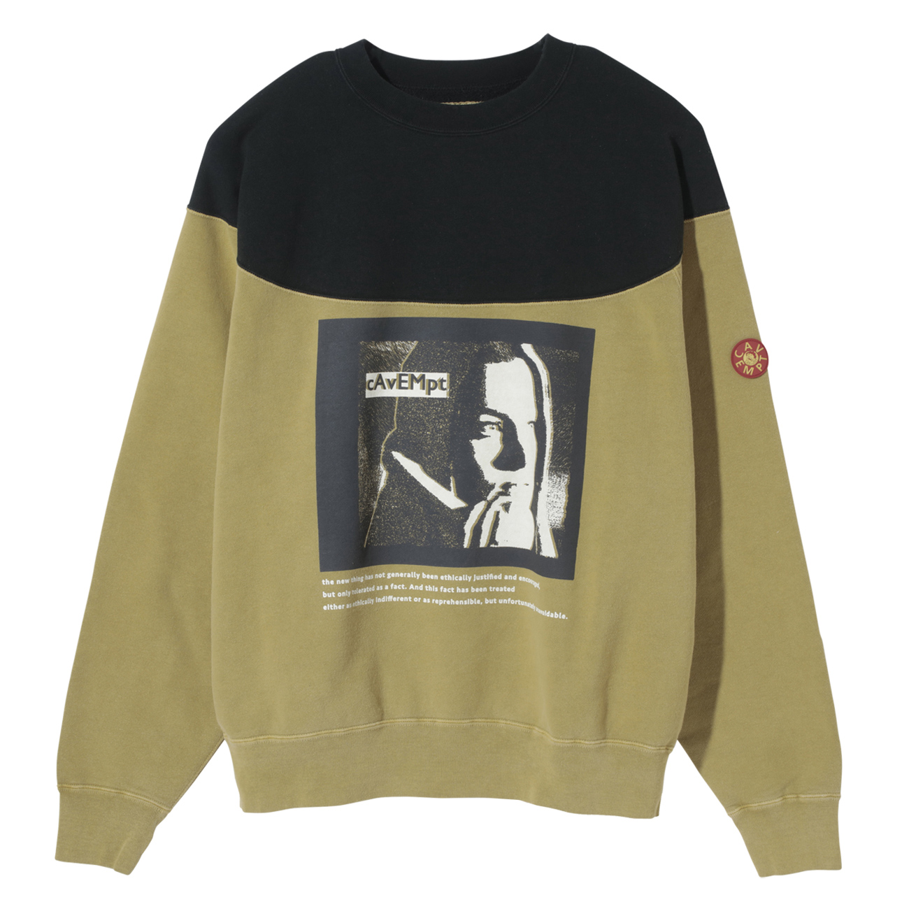 C.E CAVEMPT シーイー ROUND CUT PULLOVER L C.E / シーイー | ROUND SHOULDER CREW NECK - Brown | 通販