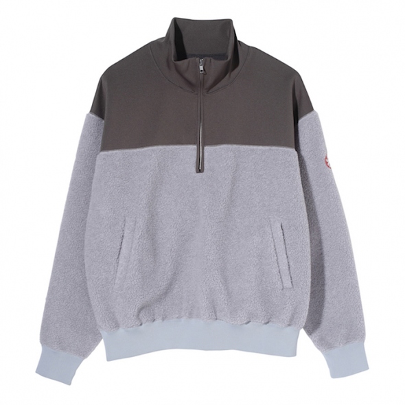 CAV EMPT C.E FLEECE ZIP TURTLE NECK