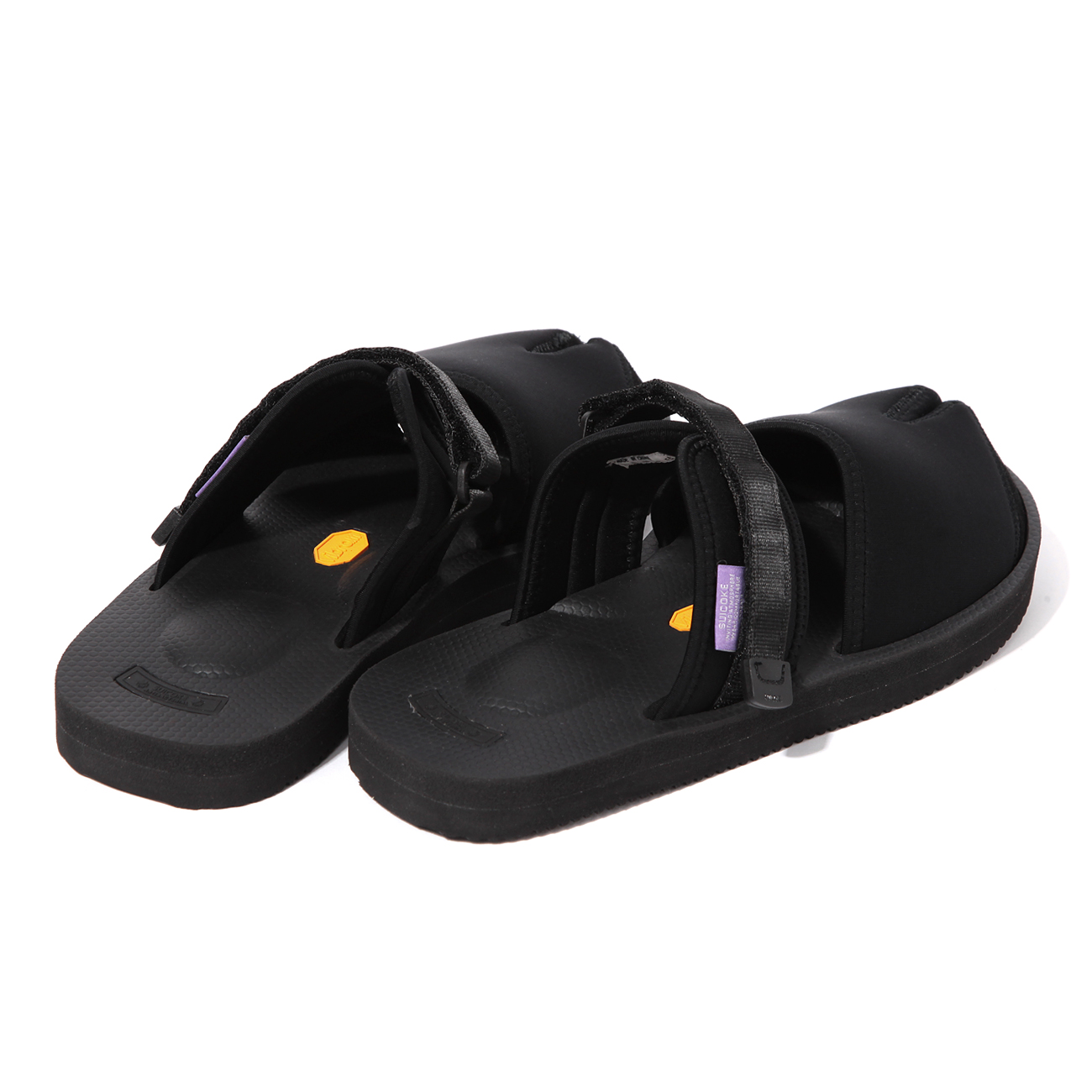 SUICOKE PURPLE A-B LABEL Sandal Slide-In Vibram w サンダル シューズ ナノユニバース パープル  ブラック ミュール お得クーポン発行中 LABEL