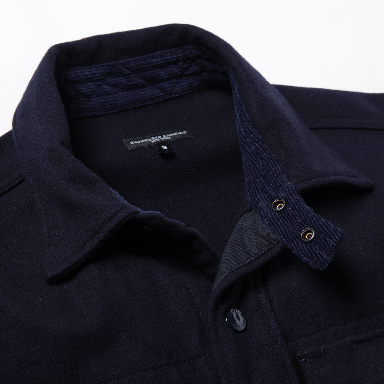 Engineered Garments CPO SHIRTスウェードガンパッチ Tanner Goods x Engineered Garments Wool CPO and Blackwatch