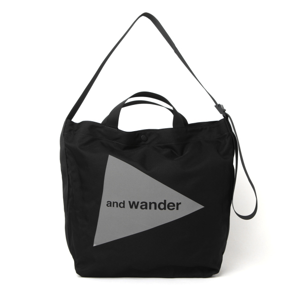 and wander / アンドワンダー | recycle OX tote bag - Black | 通販