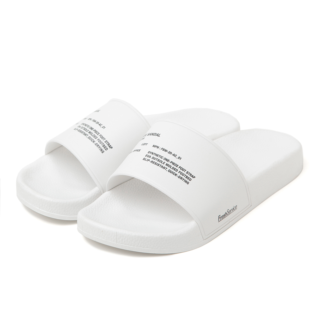 FreshService / フレッシュサービス | SLIDE SANDAL - White | 通販