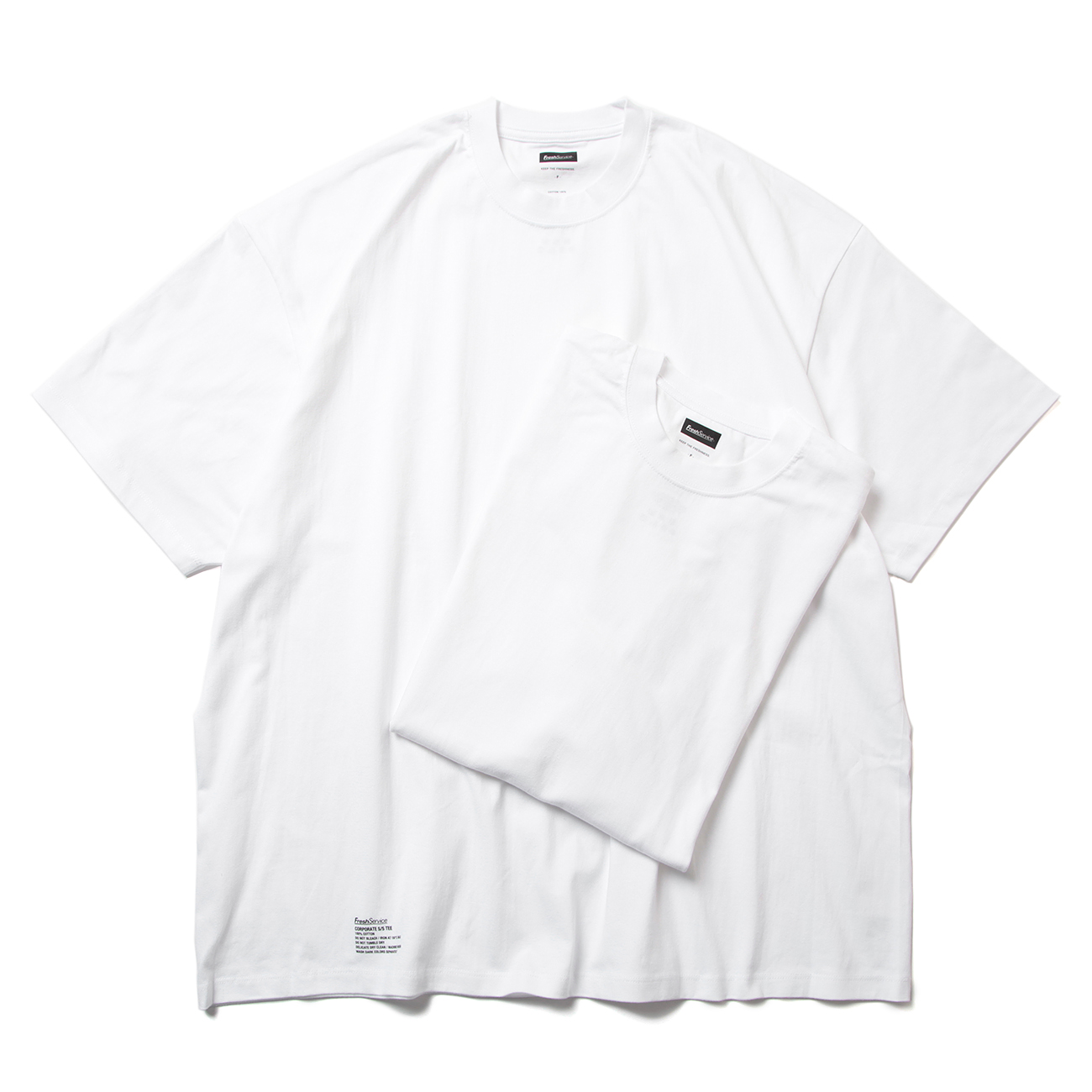 2-PACK OVERSIZED TEE - size Free - WHITE(B)