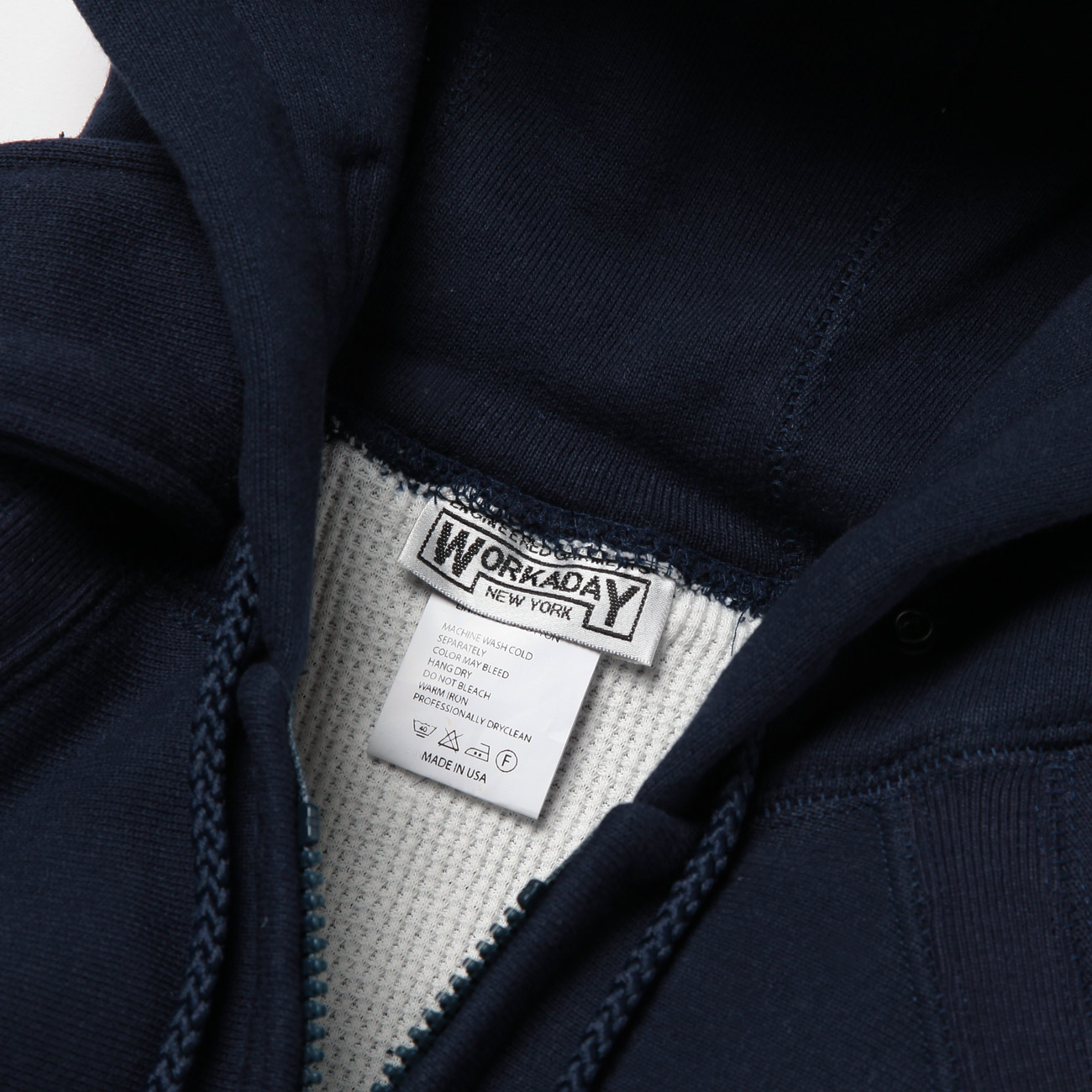 ENGINEERED GARMENTS / エンジニアドガーメンツ | EG Workaday Raglan Zip Hoody - Navy |  通販 - 正規取扱店 | COLLECT STORE / コレクトストア