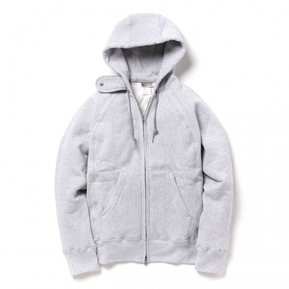 ENGINEERED GARMENTS / エンジニアドガーメンツ | EG Workaday Raglan Zip Hoody - Grey |  通販 - 正規取扱店 | COLLECT STORE / コレクトストア