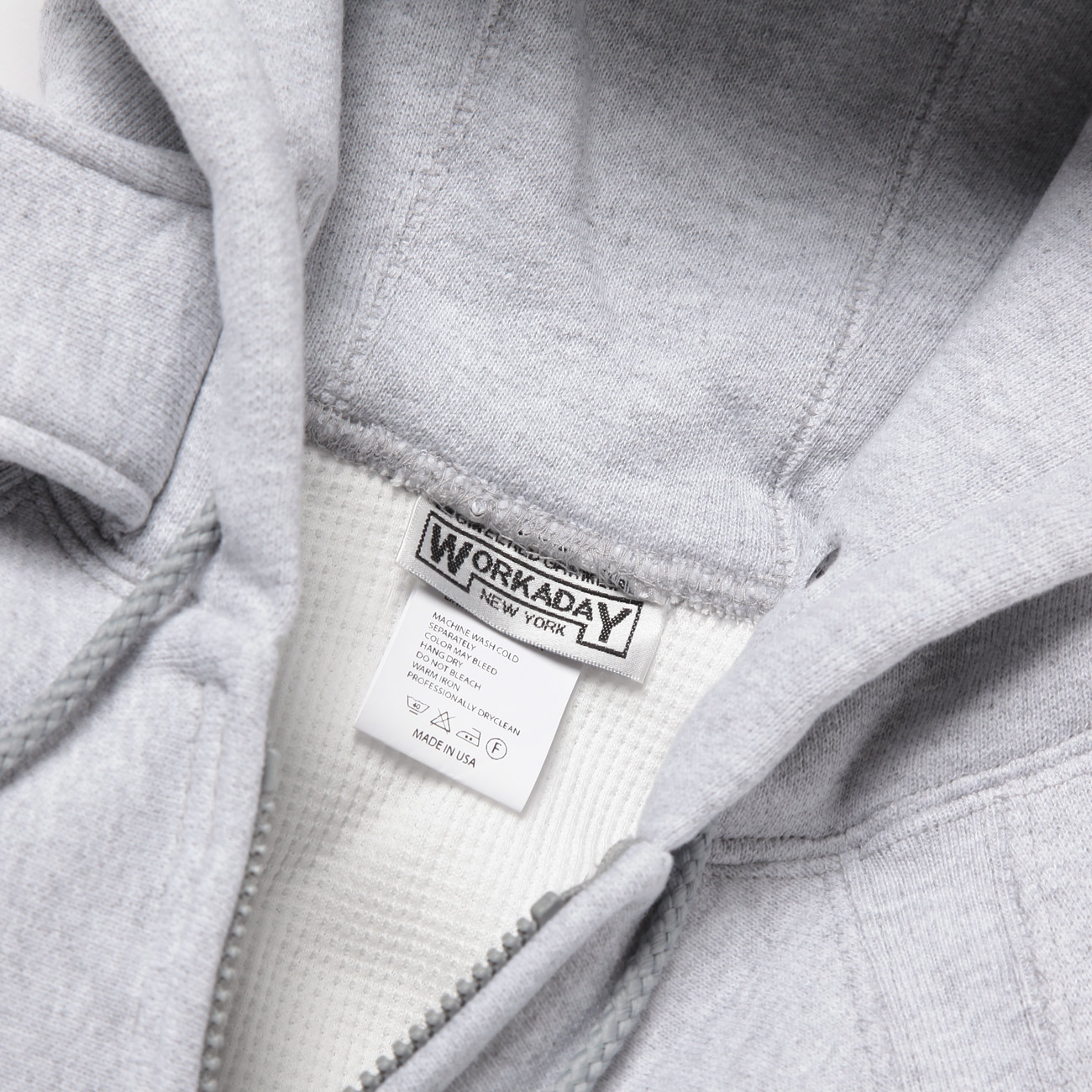 ENGINEERED GARMENTS / エンジニアドガーメンツ | EG Workaday Raglan Zip Hoody - Grey |  通販 - 正規取扱店 | COLLECT STORE / コレクトストア