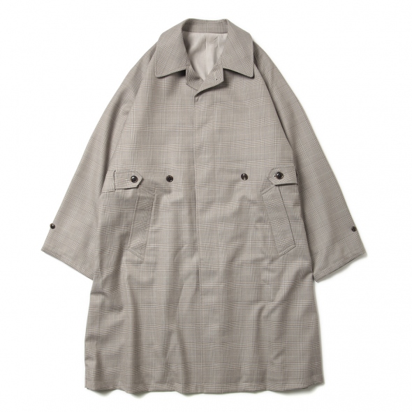 URU / ウル | WOOL CHECK - BELTED COAT - Beige | 通販 - 正規取扱店 | COLLECT STORE /  コレクトストア