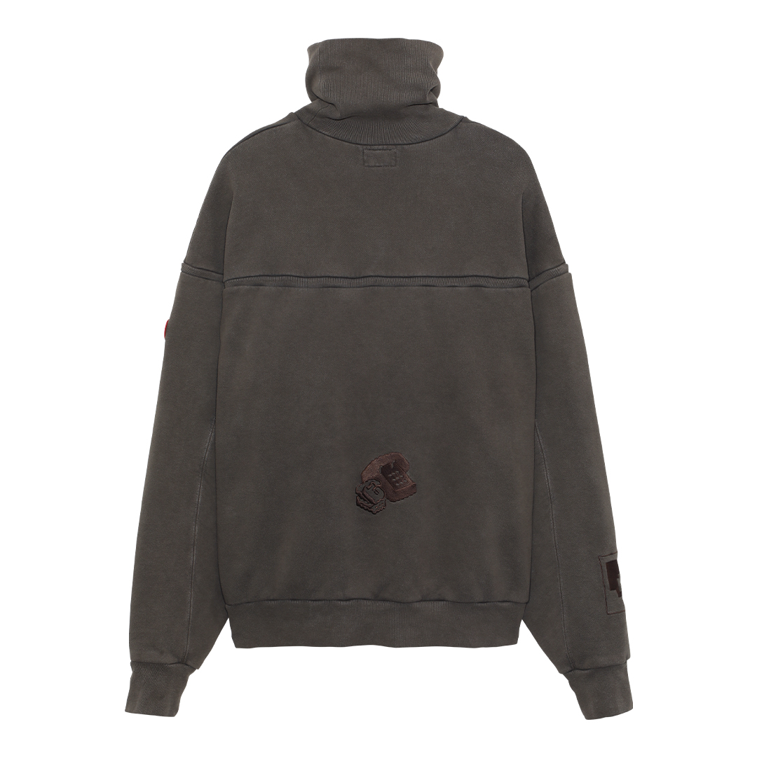 ら*ふ様 C.E OVERDYE DOUBLE FACE TURTLE NECK C.E / シーイー | OVERDYE DOUBLE FACE TURTLE NECK - Brown | 通販