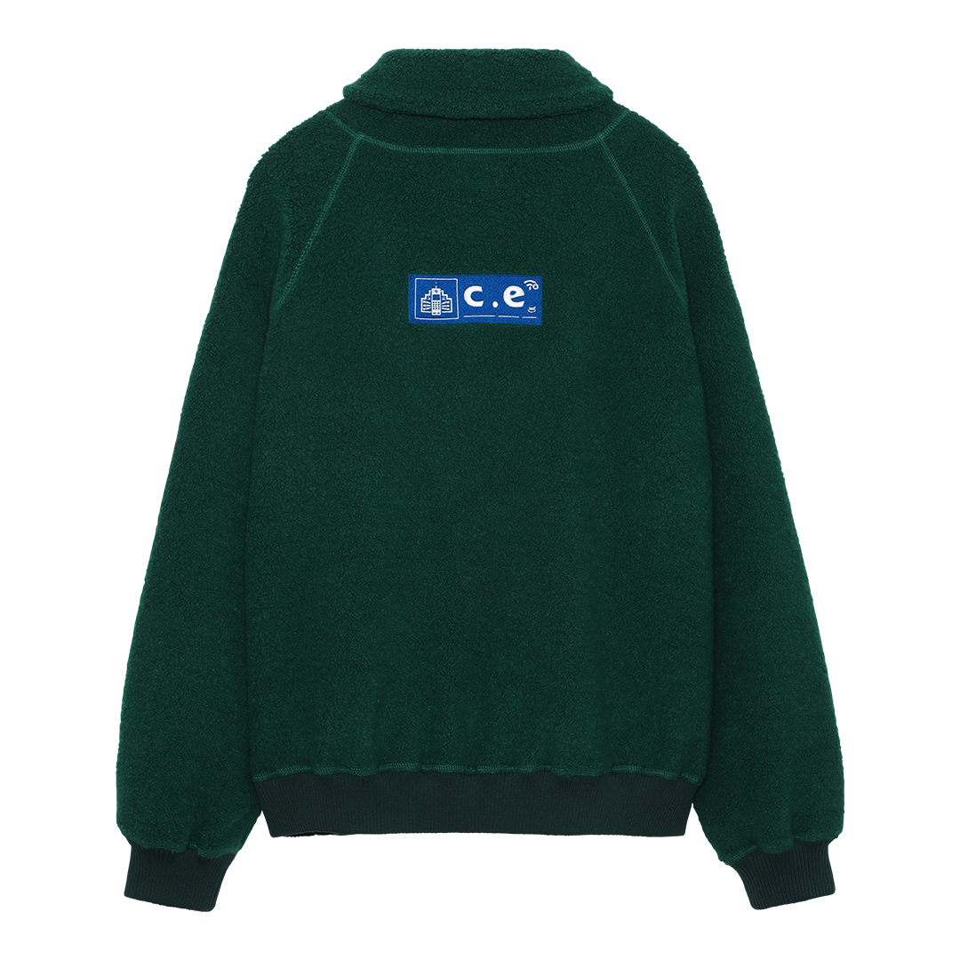 C.E / シーイー | WOOL/POLY FLEECE PULLOVER- Green | 通販 - 正規