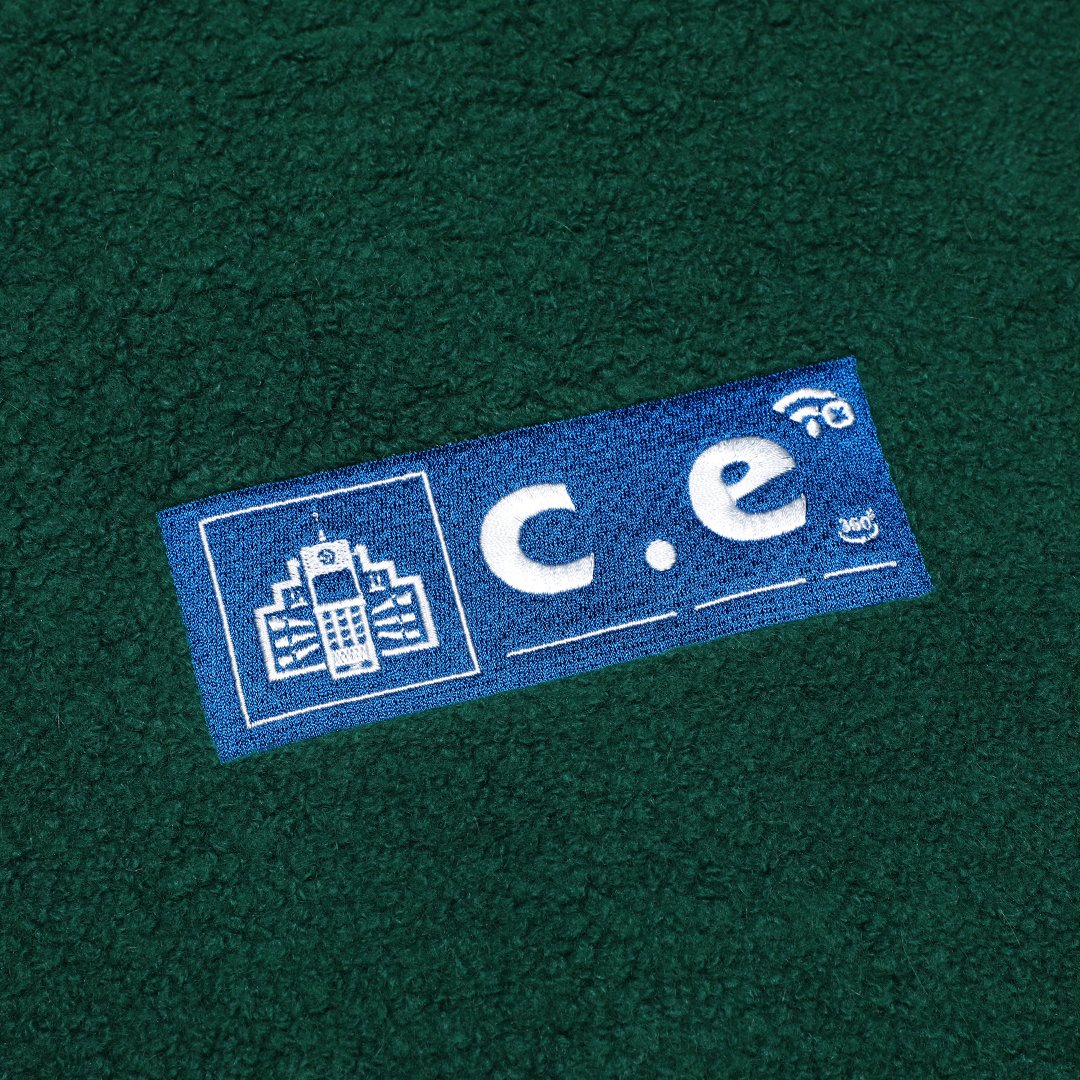 C.E / シーイー | WOOL/POLY FLEECE PULLOVER- Green | 通販 - 正規 