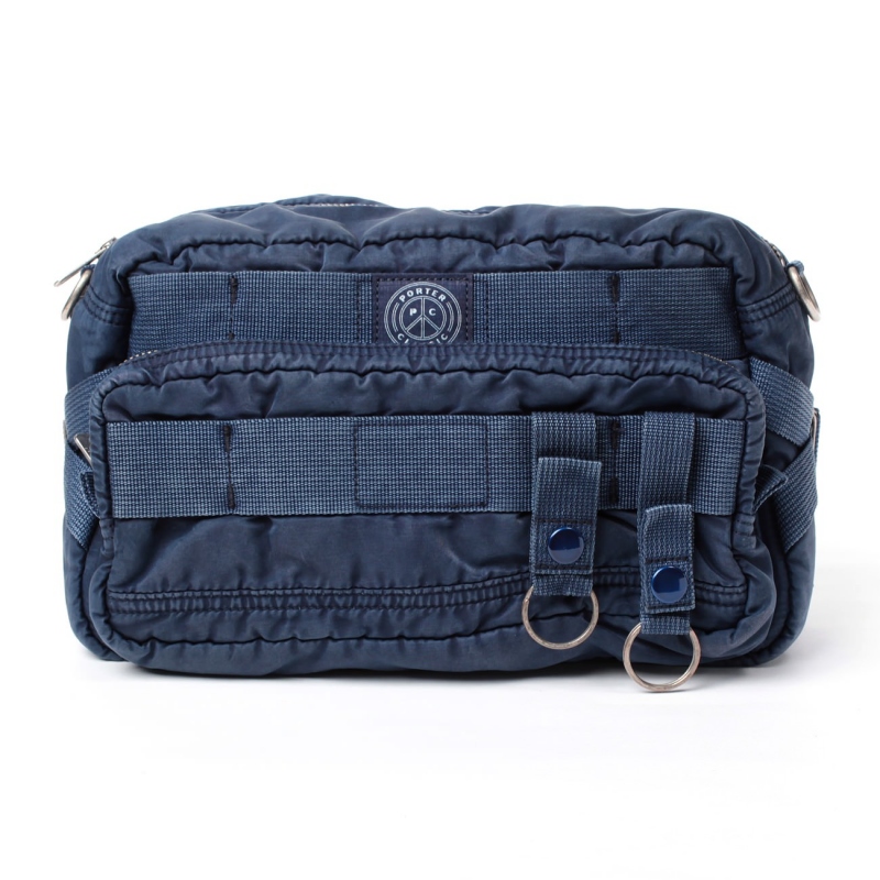Porter Classic / ポータークラシック | SUPER NYLON WAIST BAG - Blue