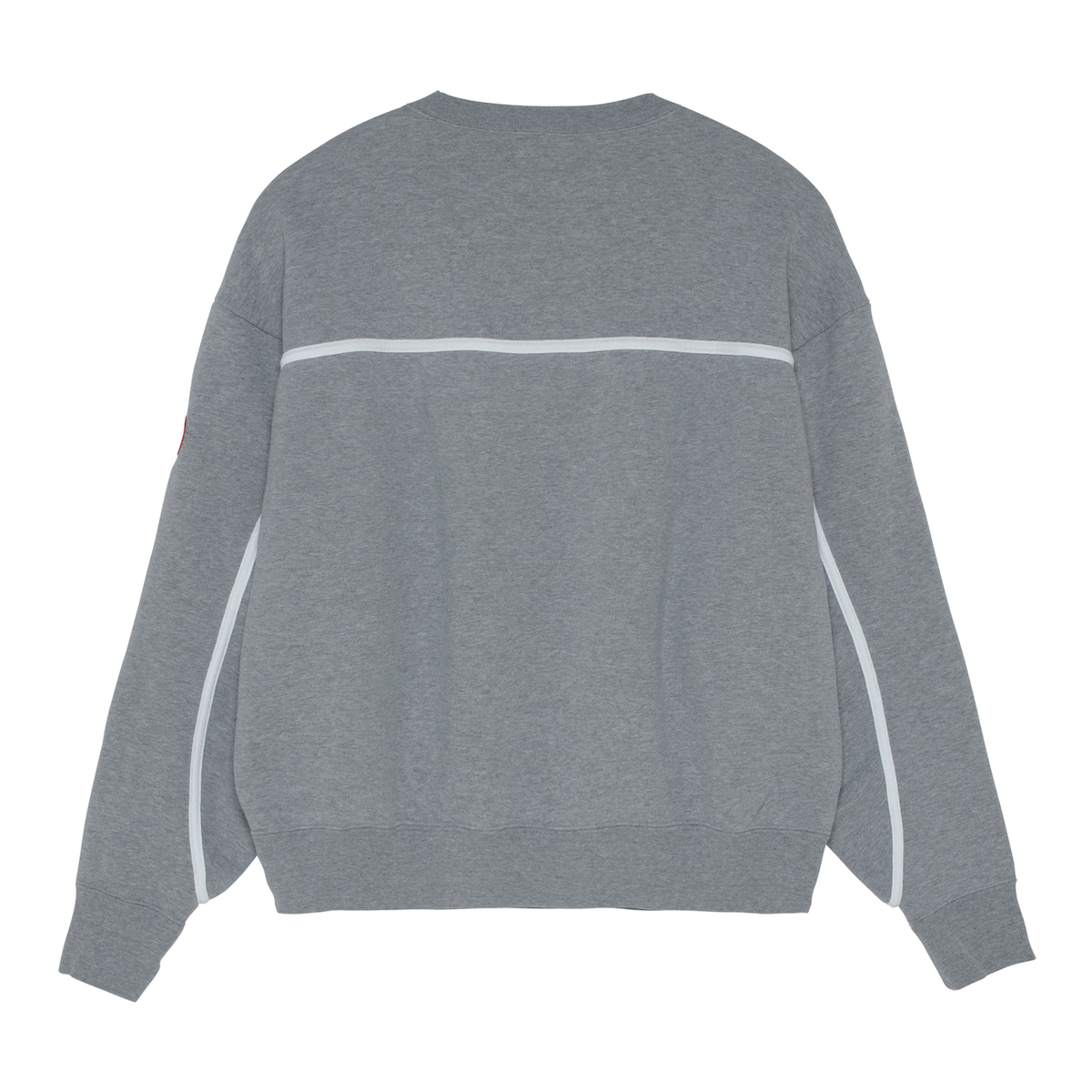 UNBALANCE BEHIND CREW NECK - Grey