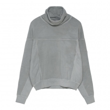 C.E / シーイー | OVERDYE DEVIDE STAND COLLAR SWEAT - Grey | 通販