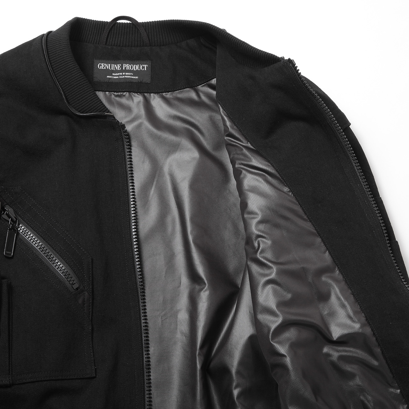 ESSAY エッセイ　CINEMA DENIM COAT サイズ2 ESSAY / エッセイ | J-2 BLUE COLLAR DENIM BLOUSON - Black