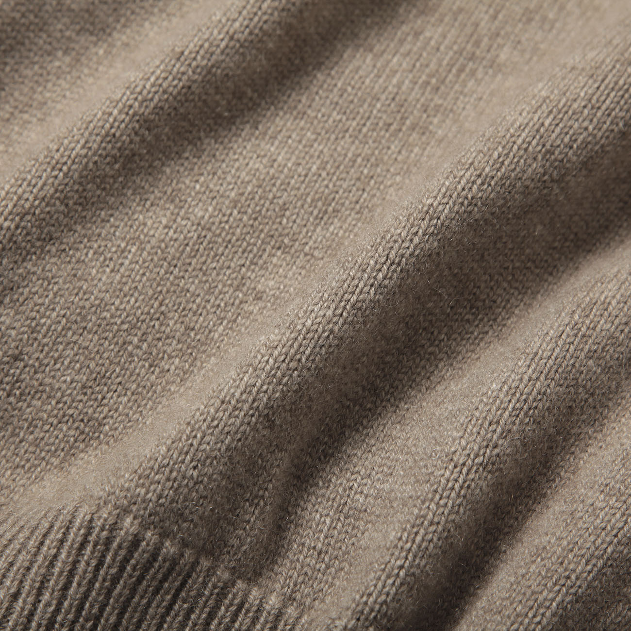 INTERIM / インテリム | NATURAL BROWN CASHMERE CARDIGAN - Nat.Brown