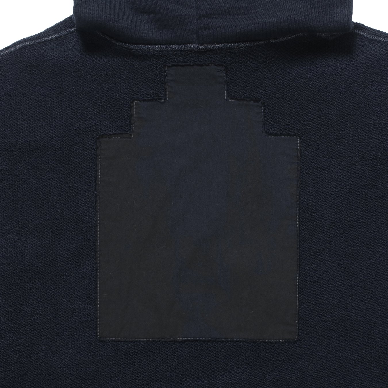 OVERDYE NUMBERS ZIGGURAT HEAVY HOODY - Black