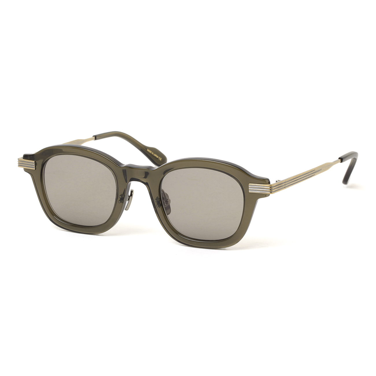 kearny / カーニー | martin - Khaki × Antique Gold / lens Gray 