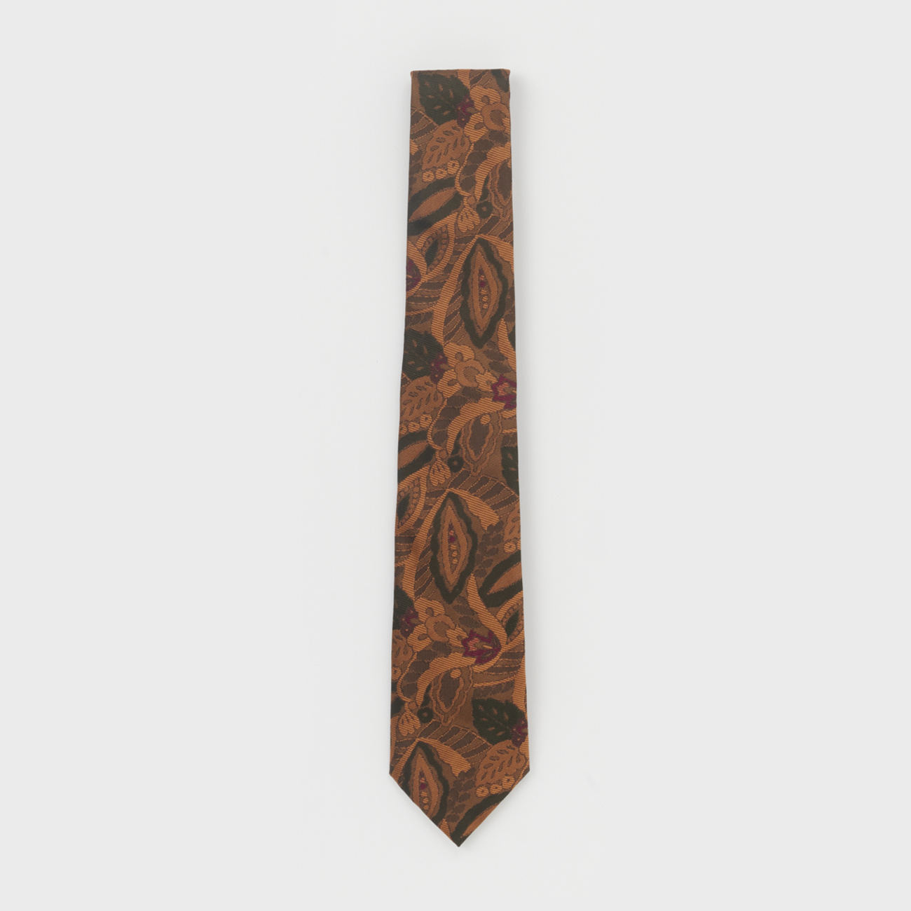 necktie - akebia (Yellow Earth Color)