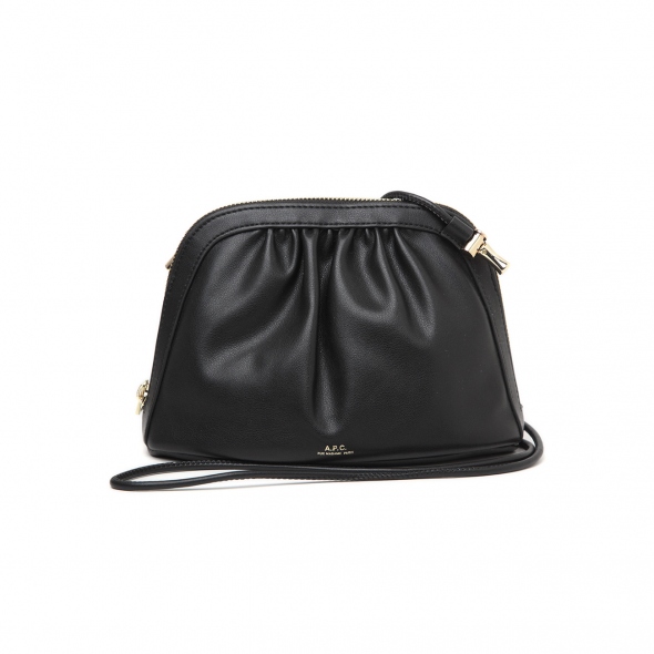 A.P.C アーペーセー Ninon ドローストリングバッグ ノーマル A.P.C. / アーペーセー | Ninon ドローストリングバッグ - Black