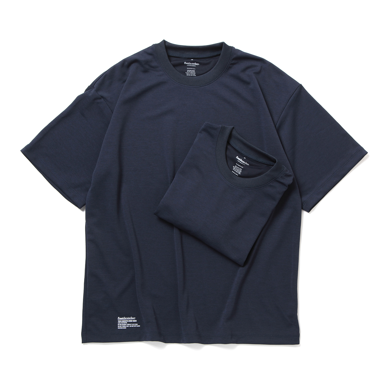 大感謝価格 FreshService TECH SMOOTH CREW NECK 2枚セット - トップス