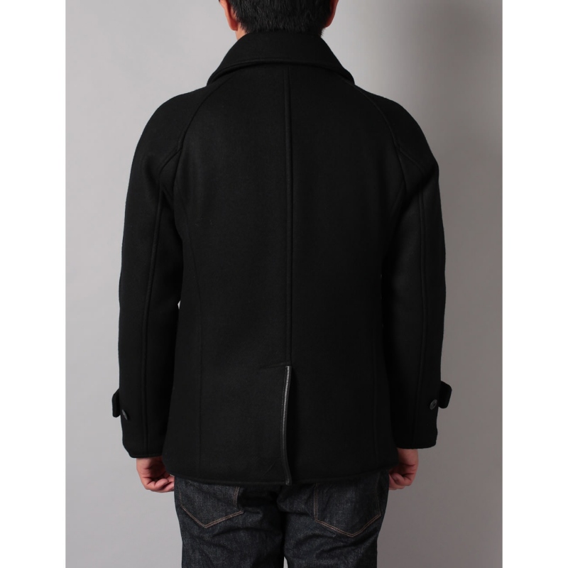 BEDWIN / ベドウィン|OG MELTON P-COAT 「MARLON」 - Black