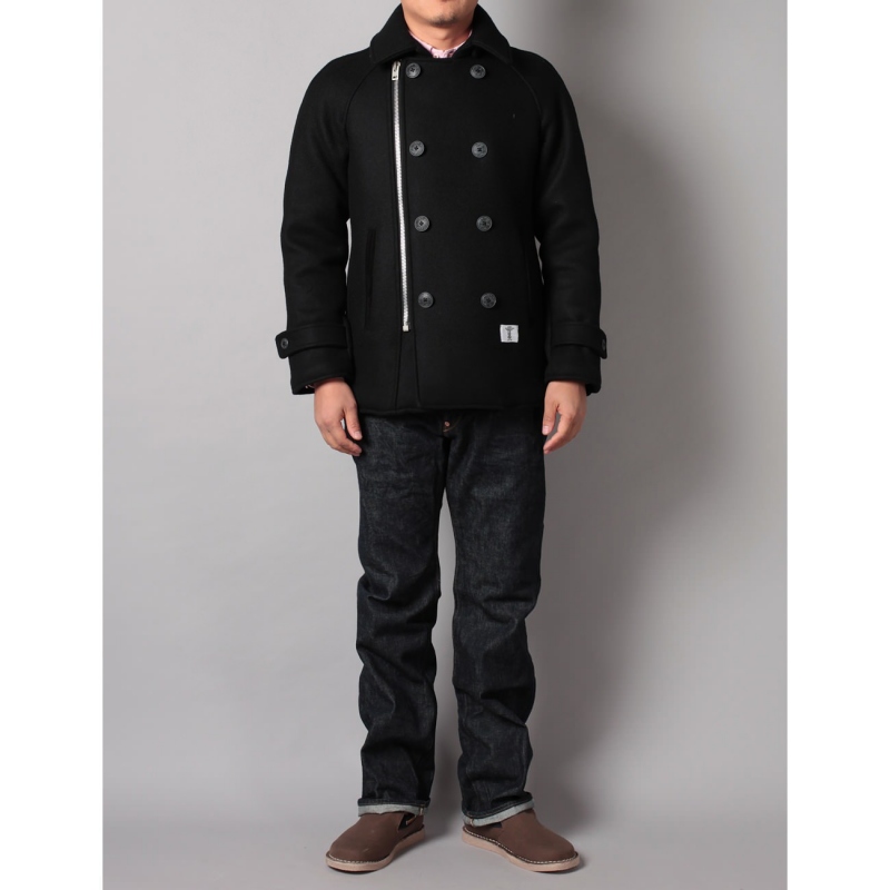 BEDWIN / ベドウィン|OG MELTON P-COAT 「MARLON」 - Black | 通販