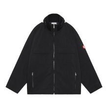 C.E / シーイー | CN RIB COLLAR ZIP JACKET - Black