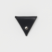 triangle coin case - Black
