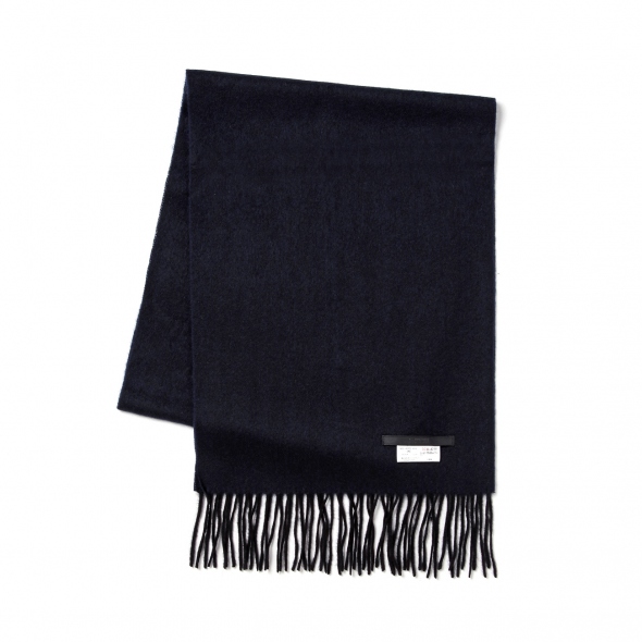 962-AC09 peg COMPILE CASHMERE MUFFLER - Navy