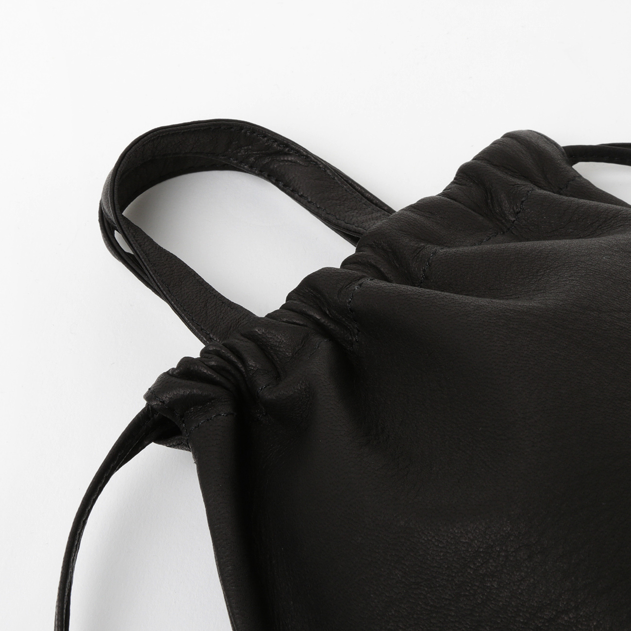 Aeta / アエタ | DA114 Double Faced DRAWSTRING POUCH +handle