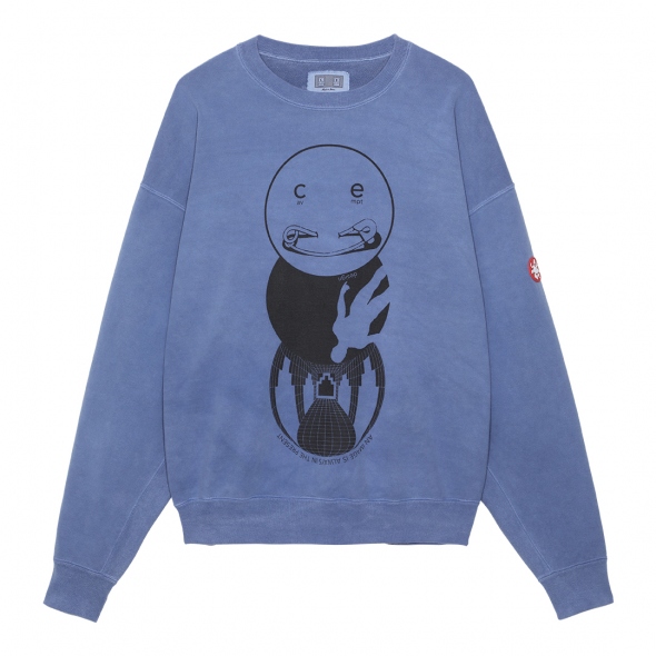 C.E / シーイー | OVERDYE MD In The Present CREW NECK - Blue | 通販