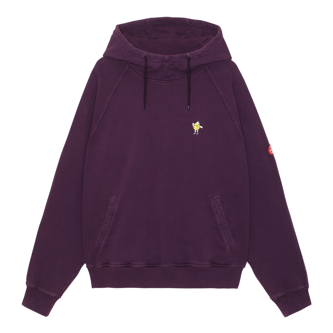 OVERDYE ZIG-BOY BIG HEAVY HOODY - Purple