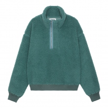 C.E / シーイー | WOOL BOA HEAVY HALF ZIP - Green | 通販 - 正規