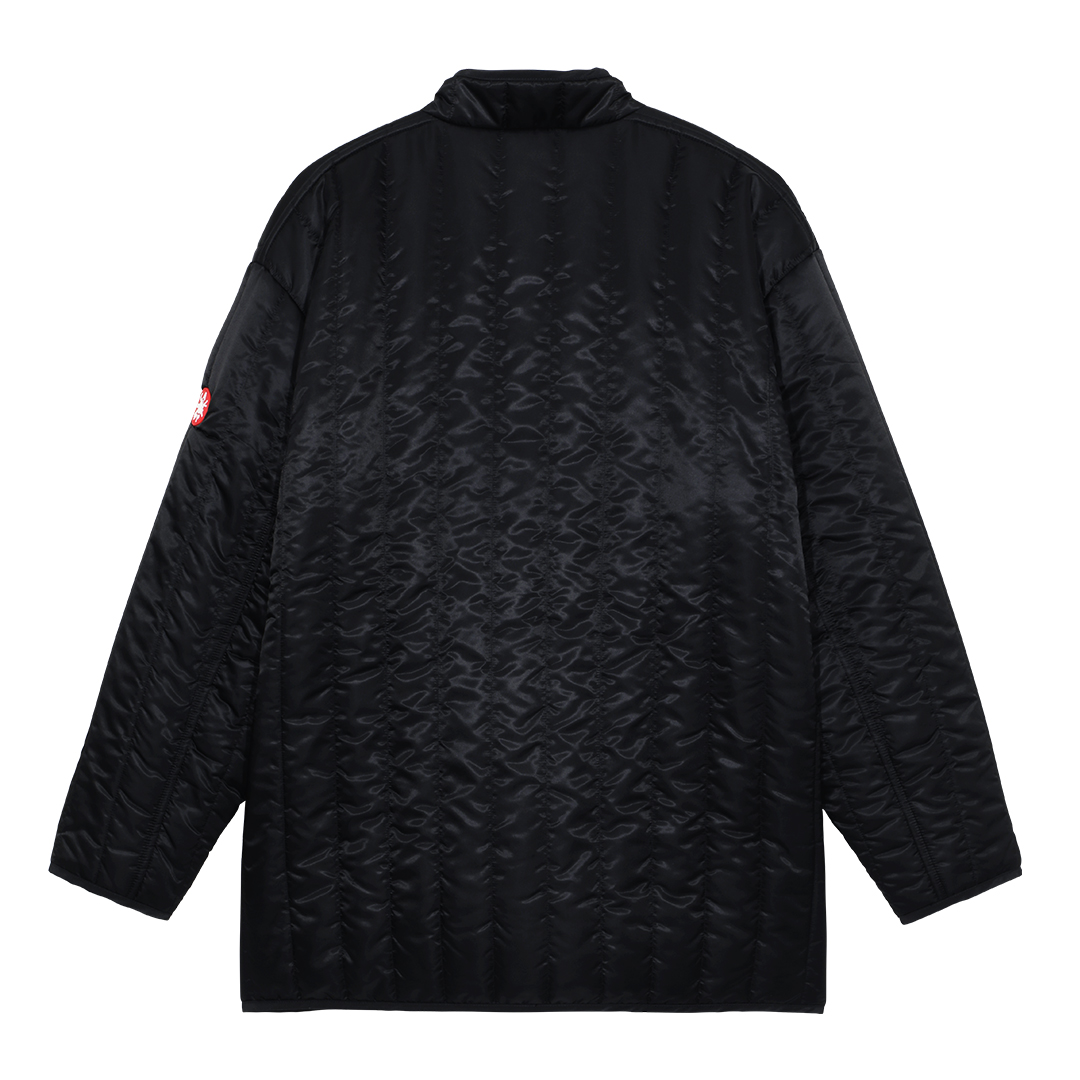 QUILT COVERED JACKET - Black