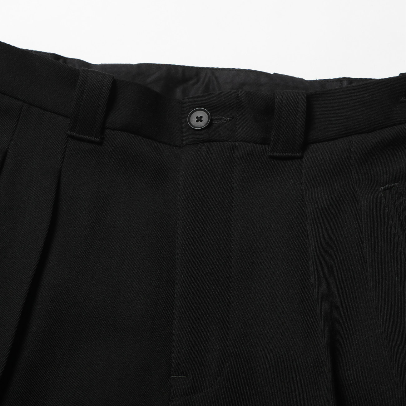 YOKE / ヨーク | 2TUCK WIDE GURKHA TROUSERS - Black | 通販 - 正規