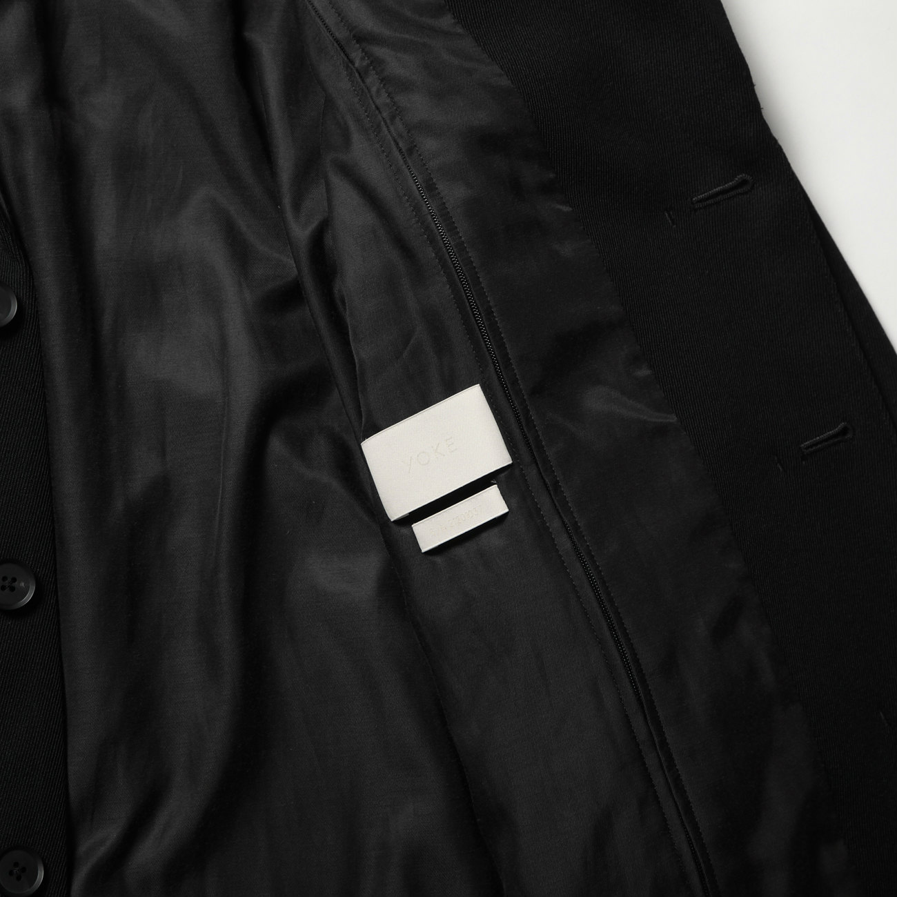 YOKE / ヨーク | DETACHABLE COLLAR JACKET - Black | 通販 YOKE / ヨーク | DETACHABLE COLLAR JACKET - Black | 通販