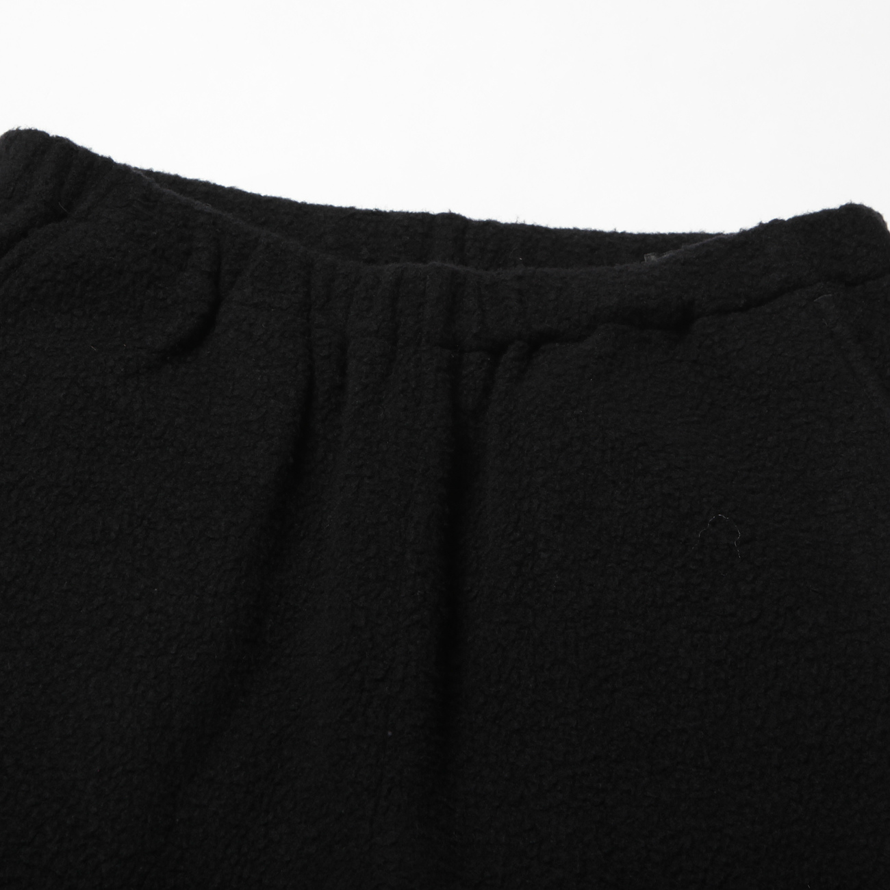 COMOLI / コモリ | ウールフリース パンツ - Black | 通販