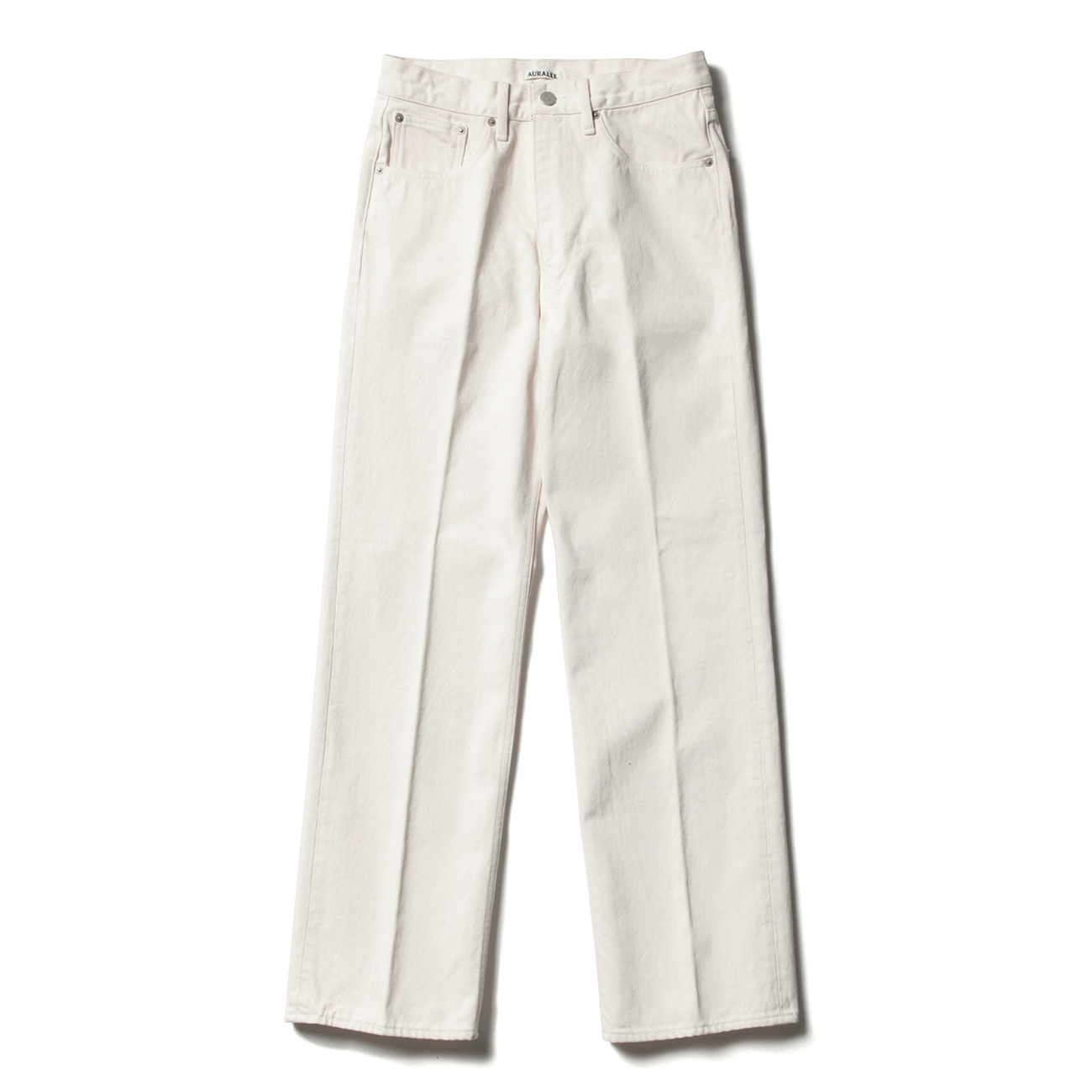 AURALEE / オーラリー | HARD TWIST DENIM 5P PANTS (メンズ) - White