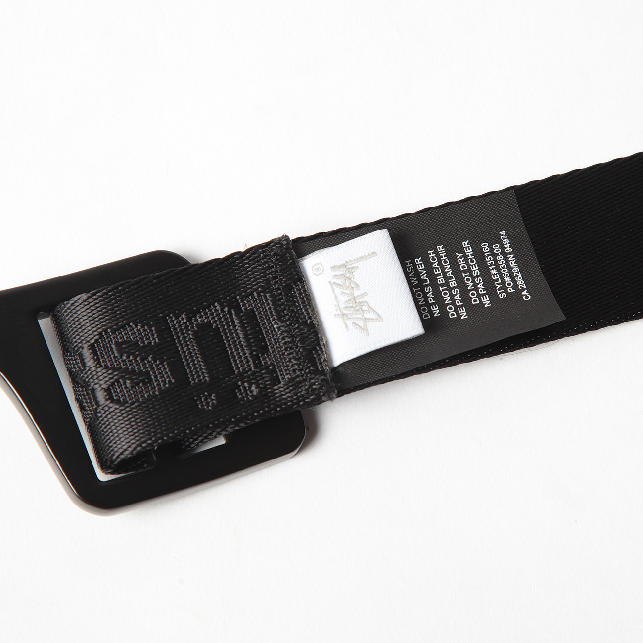 Stussy ブラック ベルト うう STUSSY / GATOR LEATHER DRESS BELT / BLACK | Sop