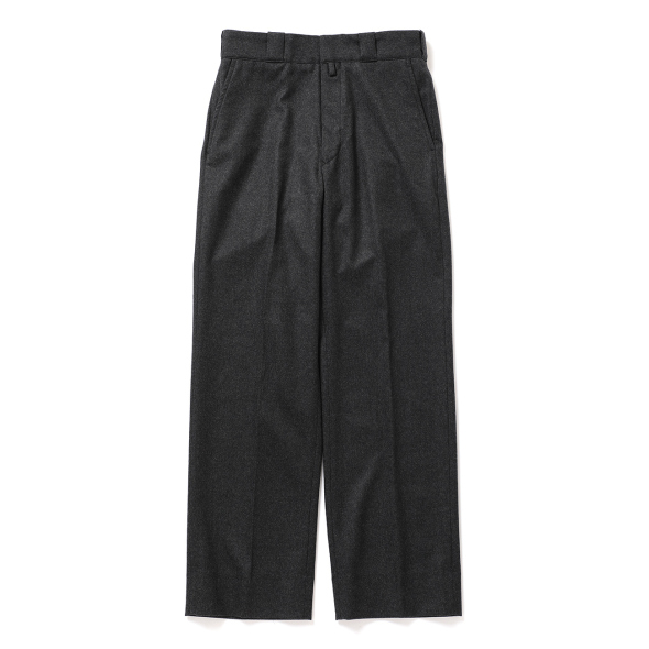 COMOLI / コモリ | ウールフラノ パンツ - Charcoal | 通販 - 正規取扱