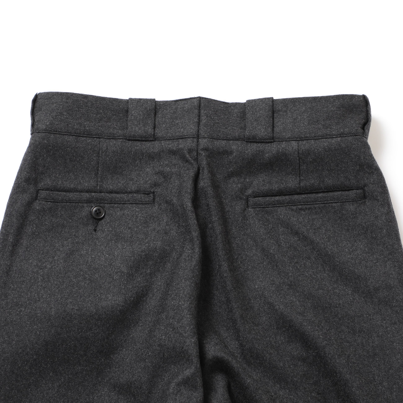COMOLI / コモリ | ウールフラノ パンツ - Charcoal | 通販 - 正規取扱