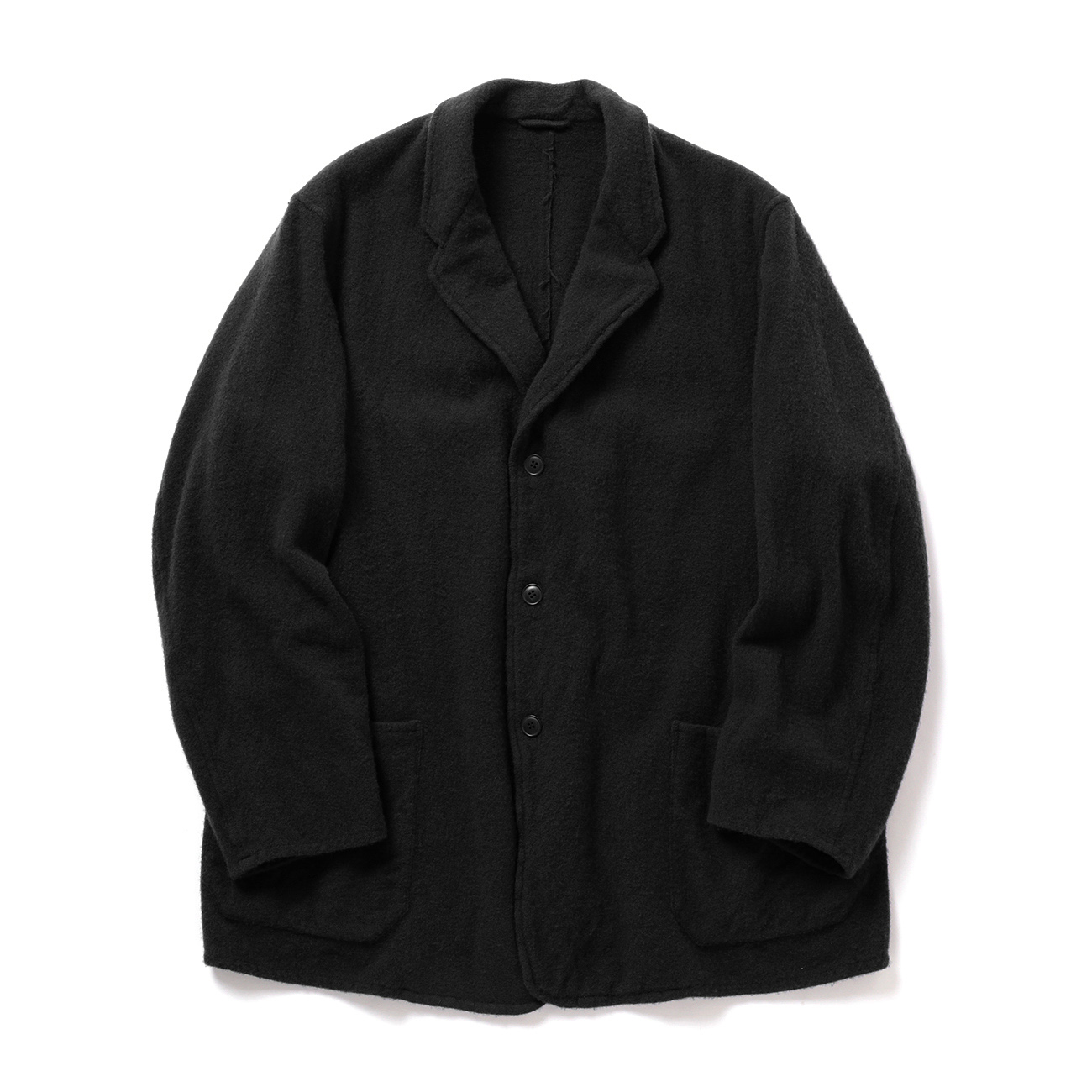 COMOLI / コモリ | 縮絨ウール ジャケット - Black | 通販 - 正規取扱