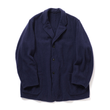 COMOLI / コモリ | 縮絨ウール ジャケット - Purple Blue