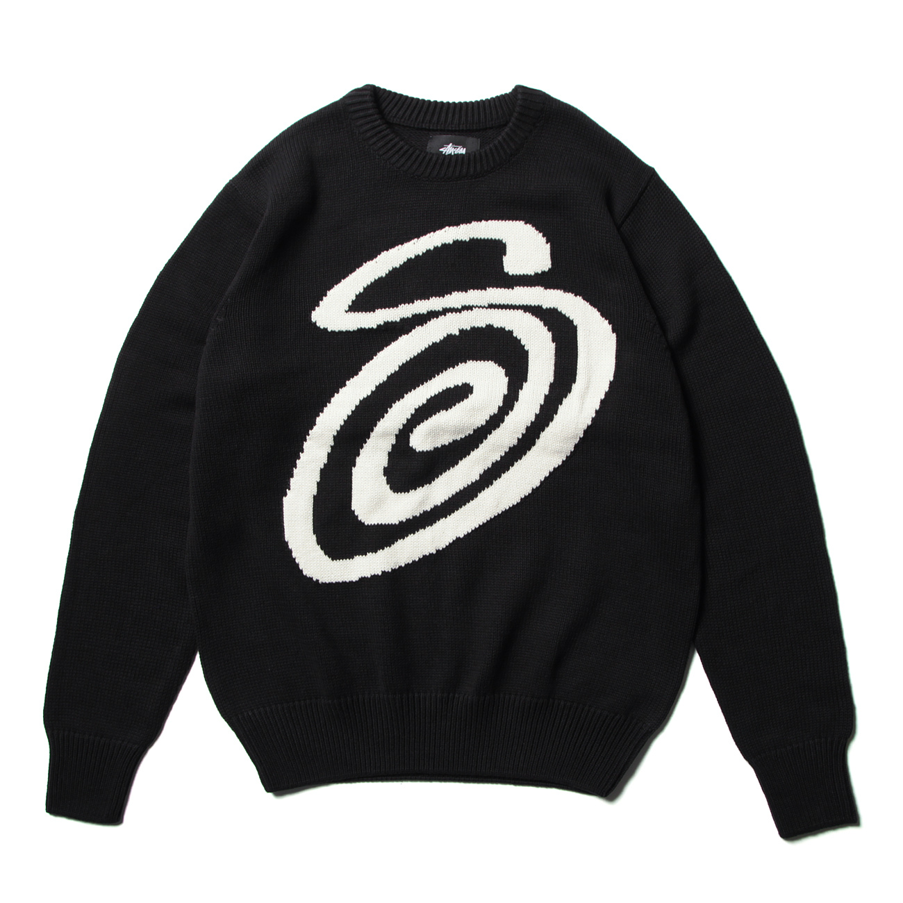 STUSSY CURLY SWEATER ニットセーター XLサイズ-