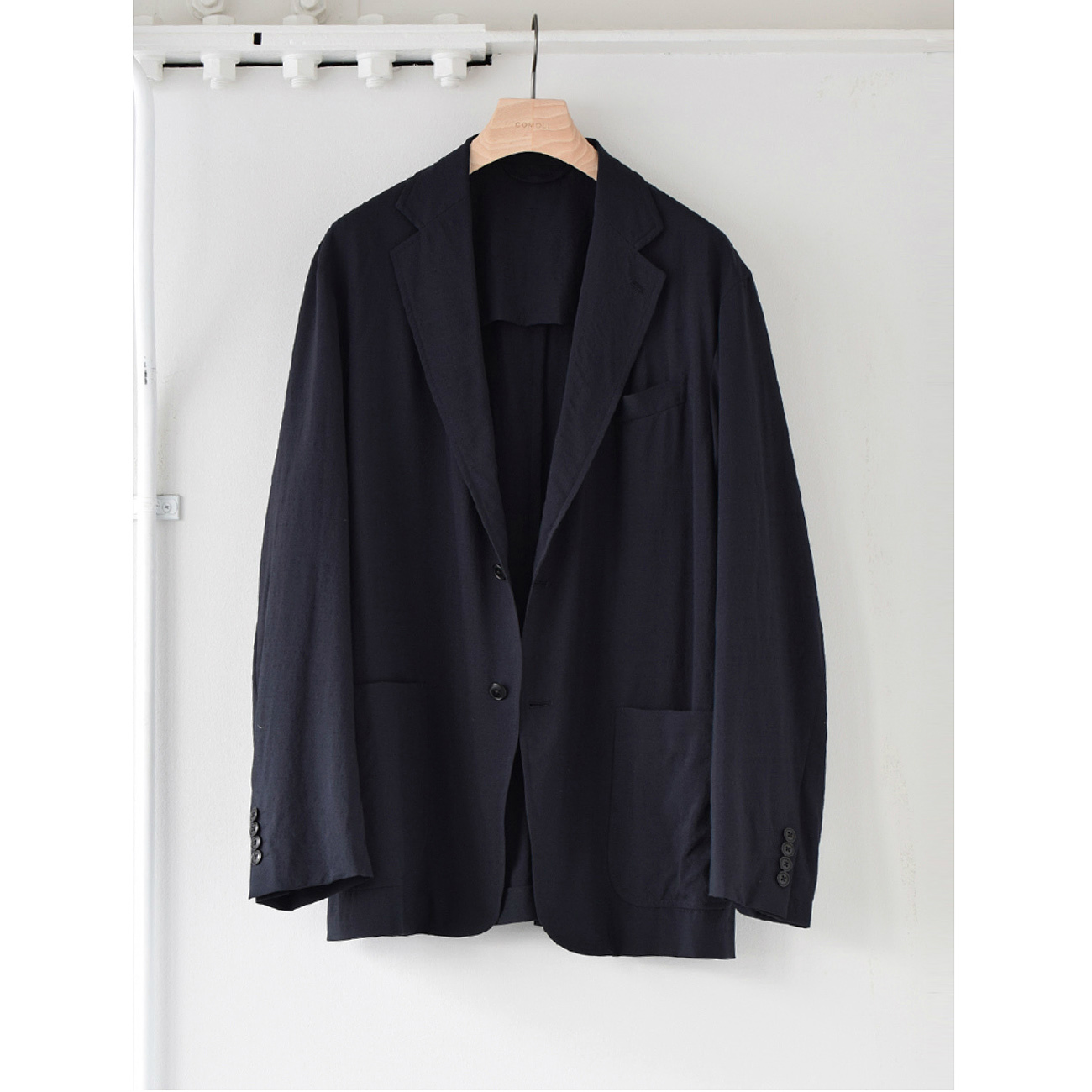 COMOLI / コモリ | ウール 2Bジャケット - Navy | 通販 - 正規取扱店